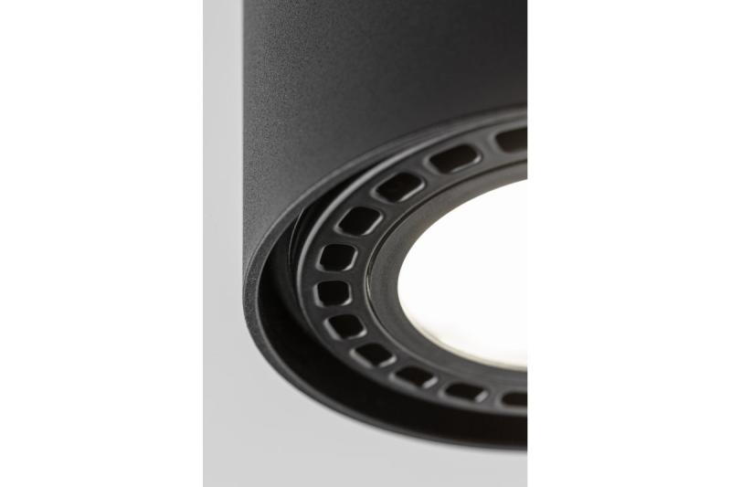 Decor Ceiling fixture SAKURA alum. 120x85 IP20 ES111 GU10 round black 1208963989