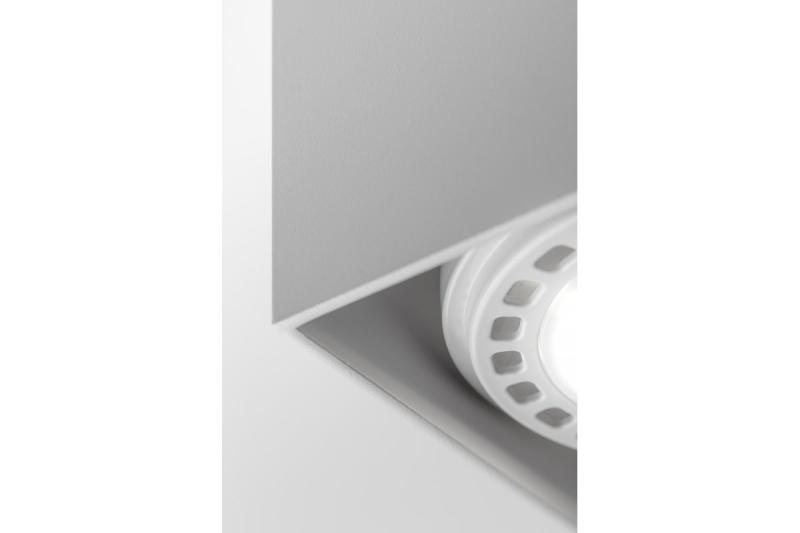 Decor Ceiling fixture SAKURA alum. 120x120x85 IP20 ES111 GU10 square white 1208963992
