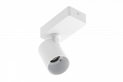 Decor Væglampe SANTO aluminium IP20 max. 20W enkelt rund hvid. 1208963994