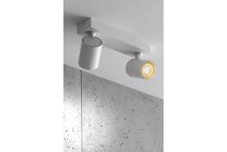 Dekor Loftarmatur SANTO aluminium IP20 maks. 20W*2 dobbelt rund hvid. 1208963998