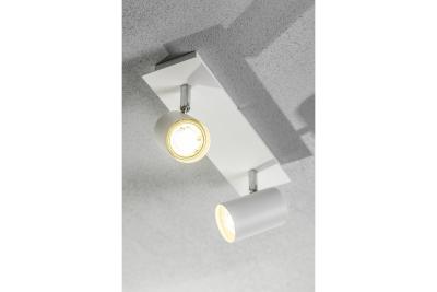 Dekor Loftarmatur VENETO IP20 maks. 20W 2 x GU10 rund hvid. 1208964037