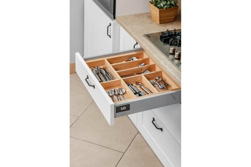 Decor Cutle Bestikbakke Køkken Justerbart Indsats til 600-1000mm Skabe 1208966291