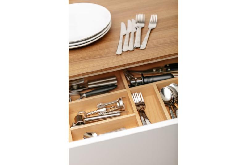 Decor Cutle Bestikbakke Køkken Justerbar Bestik Organizer 1208966292