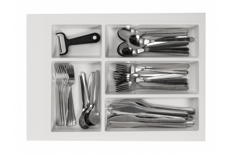 Decor Cutle Bestikindsats til Køkkenskuffe 400 Hvid 1208966373