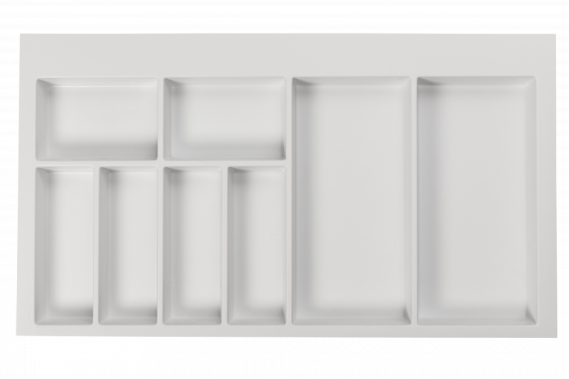 Decor Cutle Bestikbakkeindsats til Køkkenskuffe 900 Hvid 1208966381