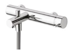 Waterevolution Flow badmengkraan met handdoucheset PVD børstet lys guld T130WGE