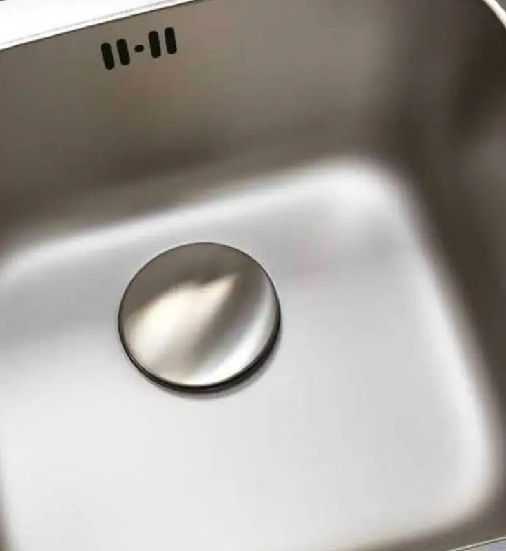 Ausmann RVS afløbsdæksel, kurvstophætte RVS låg til afløb inox CAP 90mm 1208966927