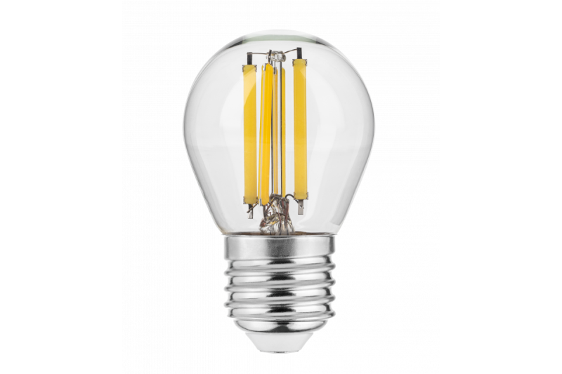 LED LYSKILDE, FILAMENT, A-G, G45, 4000K, E27, 5,8W, AC220-240V, 360°, 640lm, 50mA 1208966967