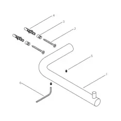 Waterrevolution Flow Toiletpapirholder uden klap PVD børstet lyseguld T130WGE