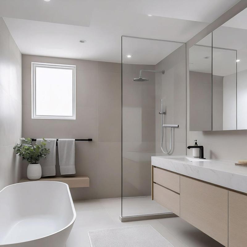 Waterevolution Flow brusetermostat med brusesæt rustfrit stål T140TNIE