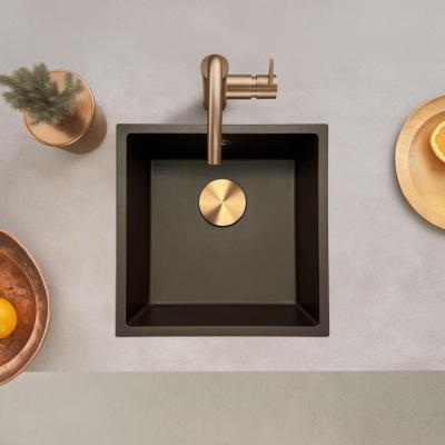 GraniteMy Universal granit café vask 40x40 cm til montering på bordpladen, undermontering og planmontering med kobberprop 1208967217