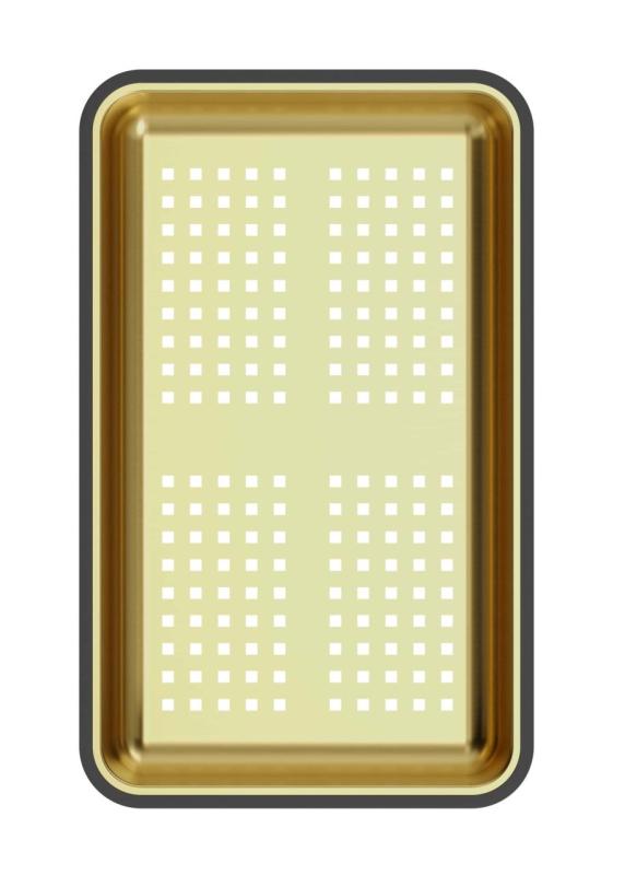 Quadri gylden restebakke 38x23 cm til Newport vaske 1208967506