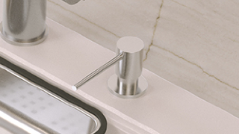 Quadri Luxor Indbygget Sæbedispenser kobber, påfyldning fra oven, 1208967510