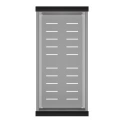Quadri RVS affaldsbeholder 425x200mm til vaskene 1208967516