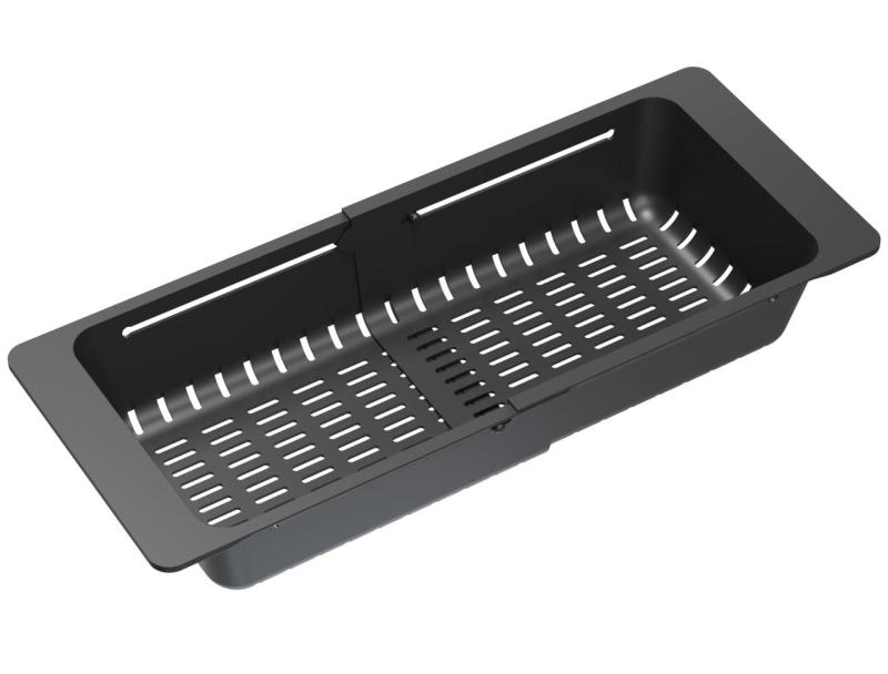 Quadri sort justerbar affaldsbakke 320/460 x 185mm til vaske 1208967541