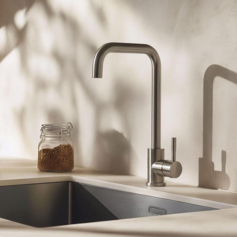 Pure.Sink Elite Steel Pure køkkenarmatur Rustfrit Stål PS8010-02