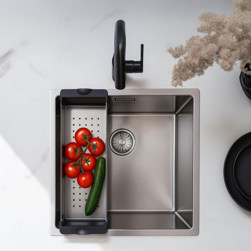 Pure.Sink Prestige indsats til vask i rustfrit stål PPGCL40-02