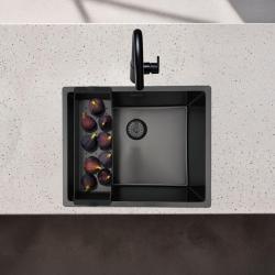 Pure.Sink Prestige indlægsskål til vask Gun Metal PPGCL40-61