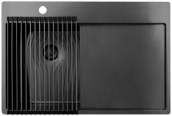Pure.Sink Prestige rullemåtte vask Gun Metal PPGRM40-61
