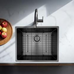 Pure.Sink Prestige bundhylde 50 Gun Metal PPGGD50-61