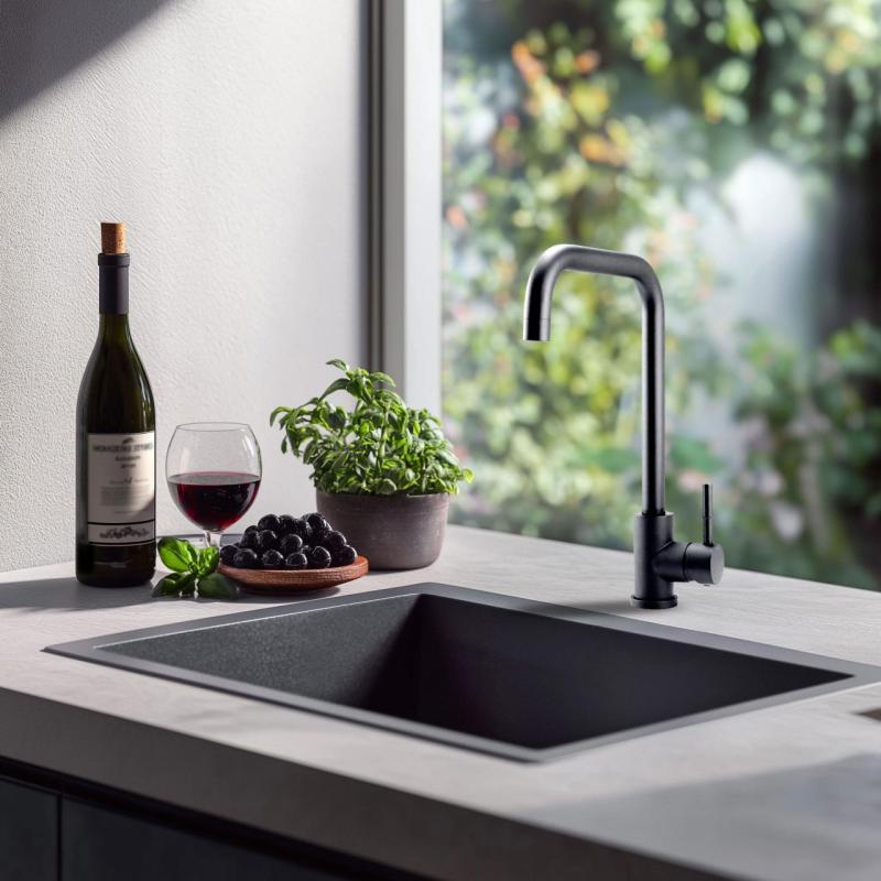 Pure.Sink Elite Steel Pure kitchen faucet PVD Gun metal PS8010-61