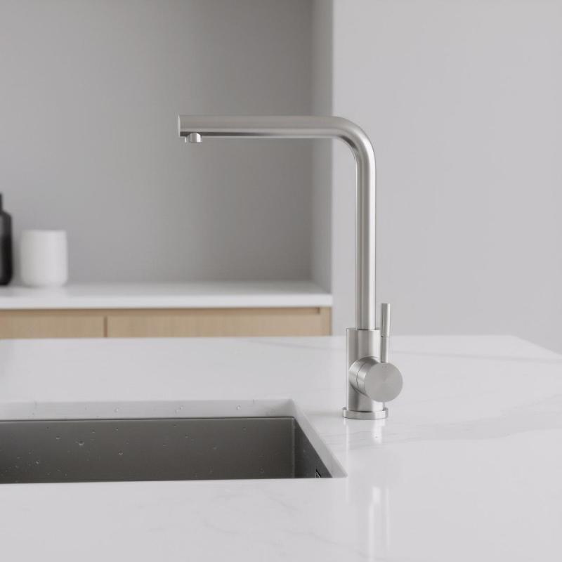 Pure.Sink Elite Steel Spark køkkenarmatur rustfrit stål PS8040-02