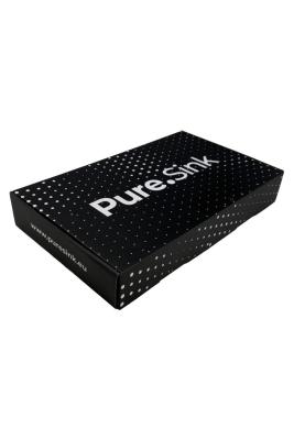 Pure.Sink Elite Steel Spark-S køkkenarmatur PVD børstet guld med udtrækkelig tud PS8041-60