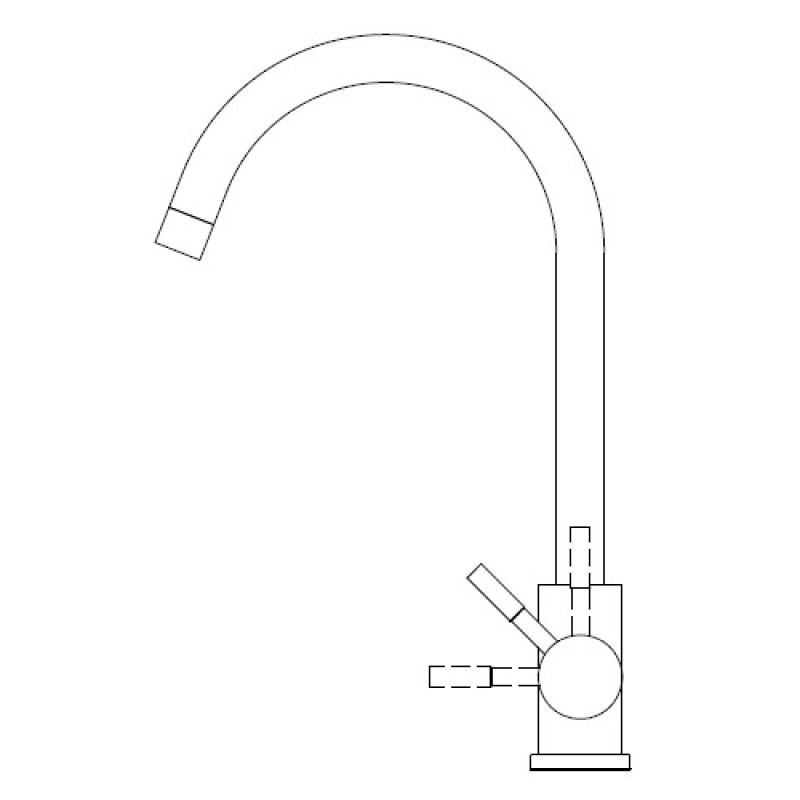 Pure.Sink Elite Steel Stream køkkenarmatur rustfrit stål PS8044-02