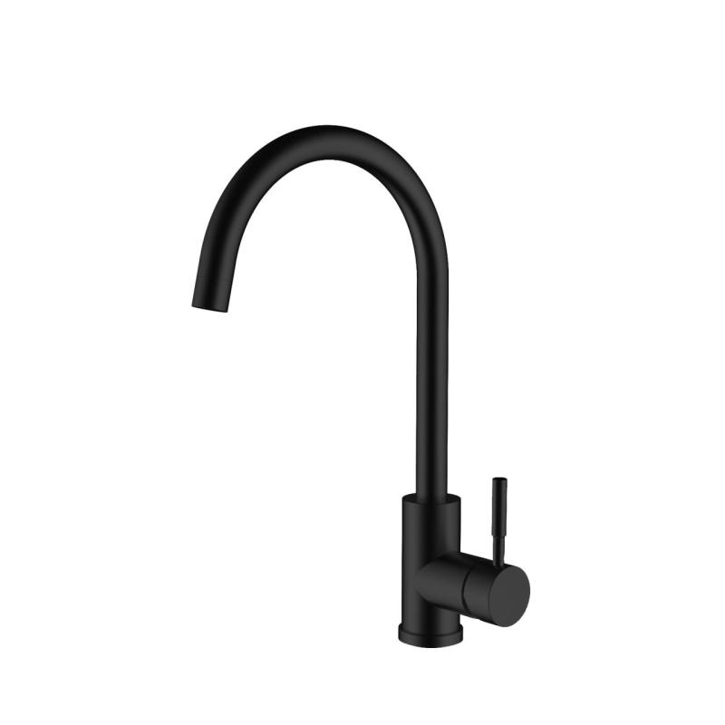 Pure.Sink Elite Steel Stream køkkenarmatur Mat sort PS8044-10