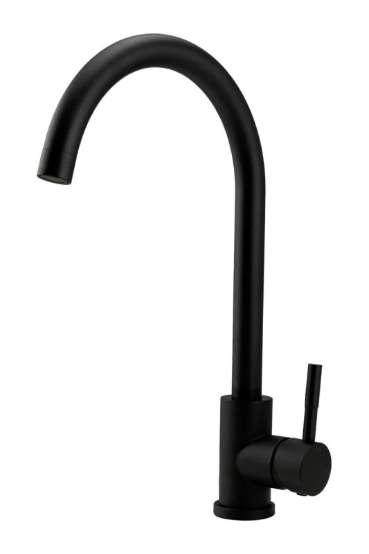 Pure.Sink Elite Steel Stream køkkenarmatur Mat sort PS8044-10