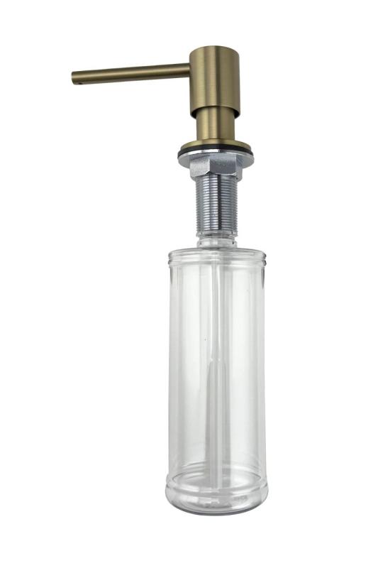 Pure.Sink Elite Steel Shine indbygget sæbedispenser PVD børstet guld PS9010-60
