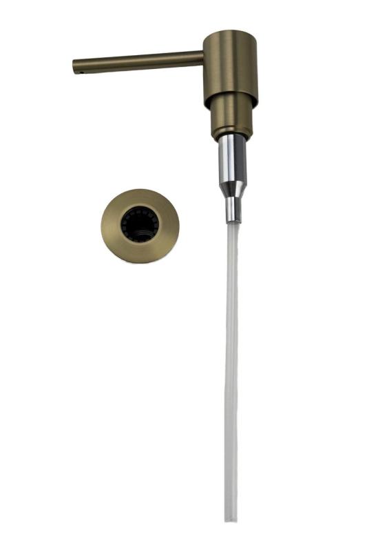 Pure.Sink Elite Steel Shine indbygget sæbedispenser PVD børstet guld PS9010-60