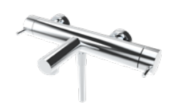 Waterevolution Flow tovejs brusearmatur med håndbruser PVD Kobber T130NCPE