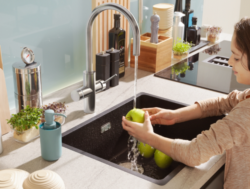 Franke Maris vandhub 7L kedel 3-i-1 med Touch elektronisk kogende vandhane i rustfrit stål med vandhub bypass 1208967849