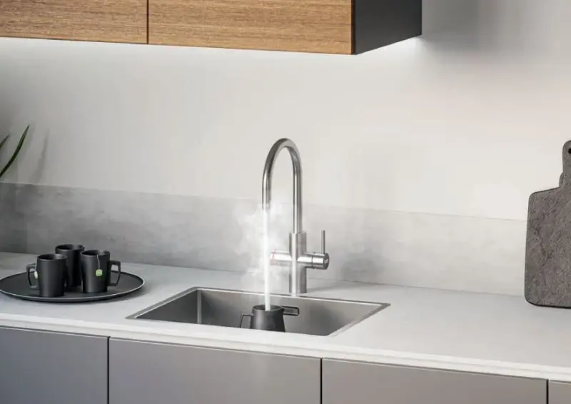 Franke Maris vandhub 7L kedel 3-i-1 med Touch elektronisk kogende vandhane i rustfrit stål med vandhub blandeventil 1208967850