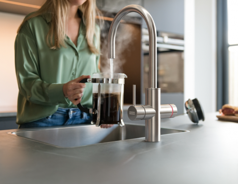 Franke Maris vandhub 7L kedel 3-i-1 med Touch elektronisk kogende vandhane i rustfrit stål med vandhub blandeventil 1208967850