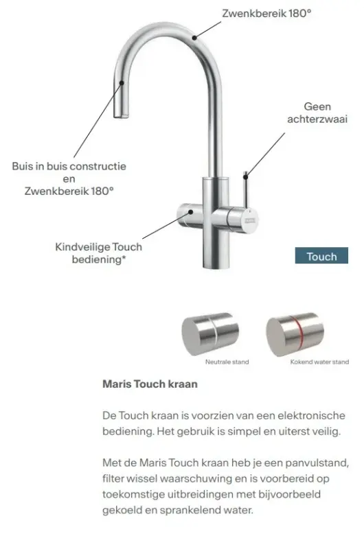 Franke Maris vandhub 7L kedel 3-i-1 med Touch elektronisk kogende vandhane mat sort 160.0713.604
