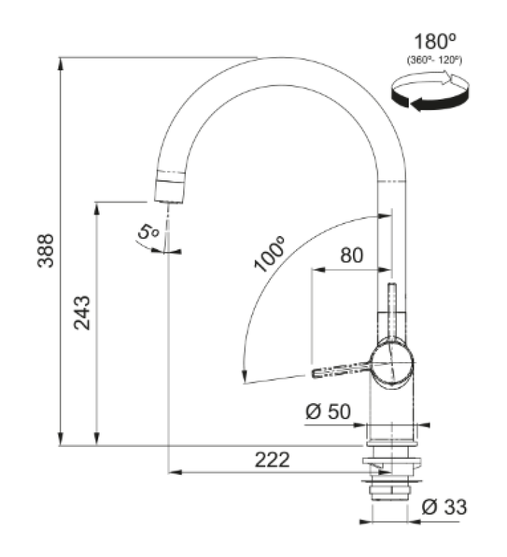 Franke Maris vandhub 4L kedel 3-i-1 med Twist mekanisk kogende vandhane rustfrit stål 160.0711.523