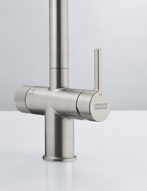 Franke Maris vandhub 4L kedel 3-i-1 med Twist mekanisk kogende vandhane rustfrit stål 160.0711.523