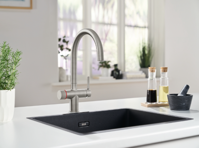 Franke Maris vandhub 4L kedel 3-i-1 med Twist mekanisk kogende vandhane i rustfrit stål med vandhub bypass 1208967859