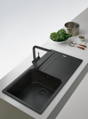 Franke Active L Køkkenarmatur i Onyx med Drejelig Tud 115.0653.373