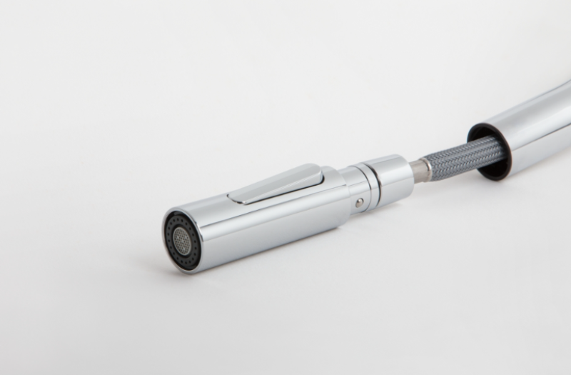 Franke Pescara J Énhånds Blandingsbatteri Sort med Udtrækkelig Tud og Sprayfunktion 115.0575.968