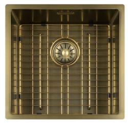Lorreine Patina vask 40x40 underbygning, planmontering og overbygning inklusive bundrist 40SP-Patina-BG