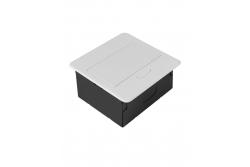 AVARO Indbygget Møbelstik, 1x Schuko Stik, USB A+C, 1.5m Kabel, Hvid