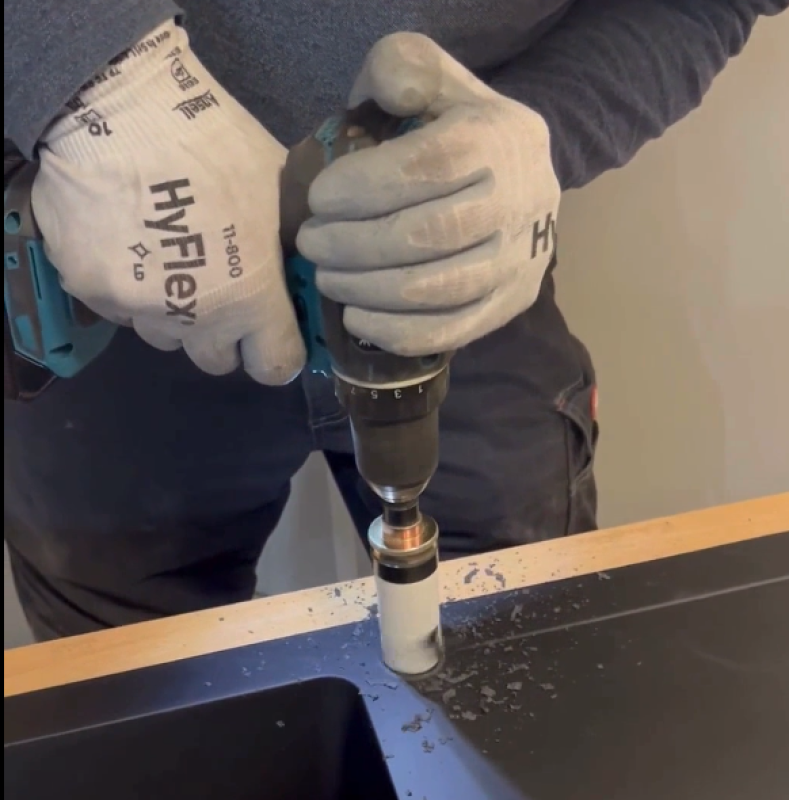 Hoegert kulstofstål hulsavsæt 14-dele.