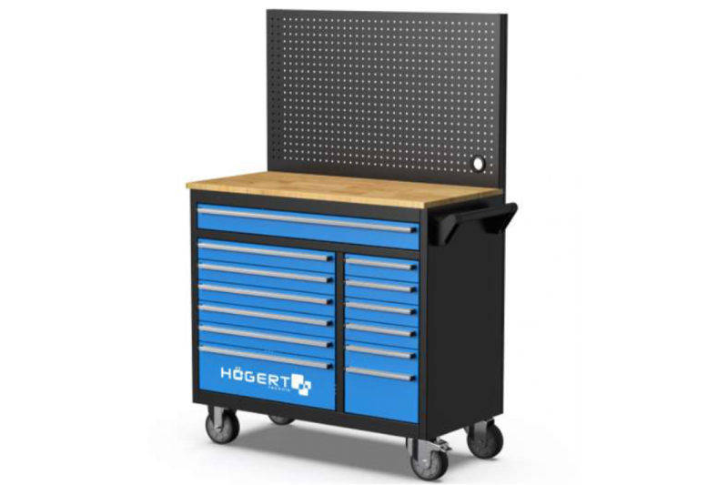 Hoegert Værkstedsreol med vægpanel