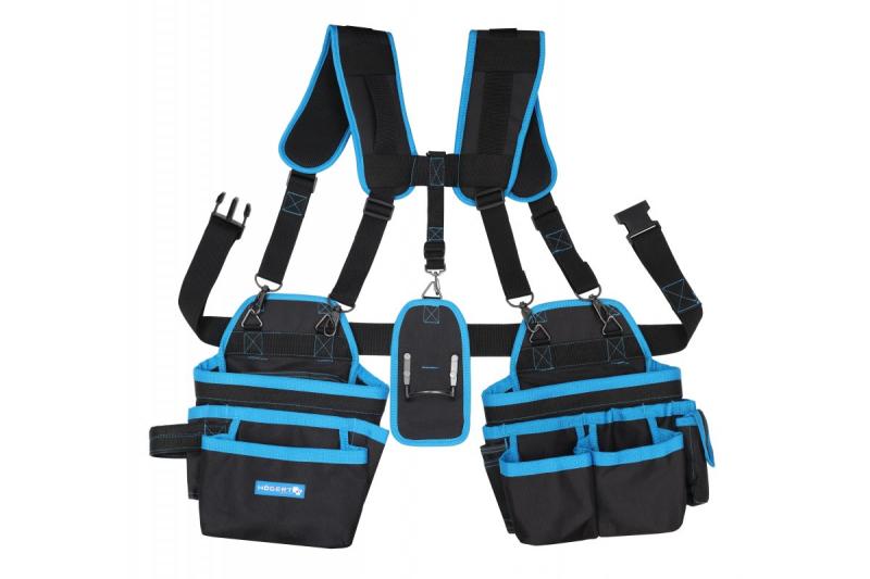 Høgert arbejdsbælte med skulderstropper
