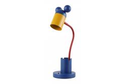 Skrivebordslampe MOUSE, 5495, max.250V, 50/60Hz, 1*E27, max.25 W, dia.8 cm, IP20, navy/gul