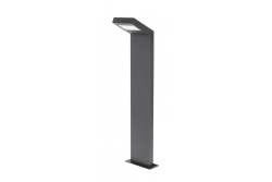 Havebelysning LONDON LED, 10W, 720lm, IP54, AC220-240V, 50/60Hz, 4000K, lige stolpe, 58 cm, sort
