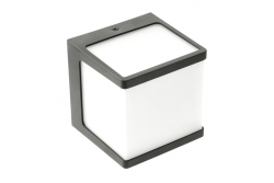 NARIN LED belysning 10W, 1000lm, IP54, AC220-240V, 50/60Hz,4000K, sort